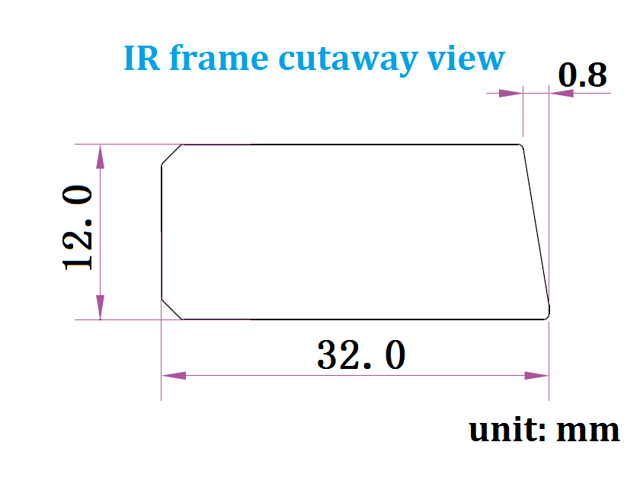 85 inch 10 Points Infrared Touch Screen Overlay, Multipoint IR touch Frame, USB Free Driver, Easy Fix and Install, for Digital Signage Whiteboard...