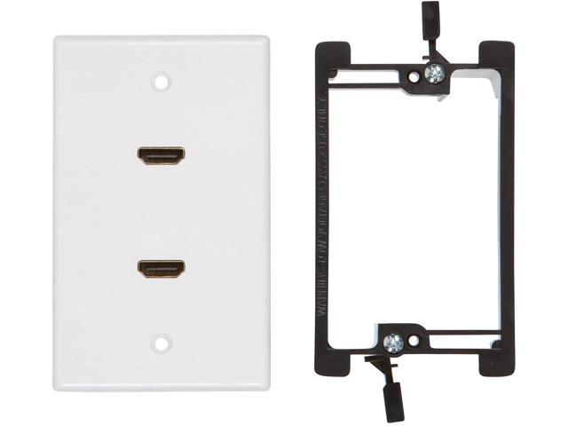 Photos - Chandelier / Lamp Buyer's Point HDMI Wall Plate  (2 Port) Insert Built-in Hi-Spee[UL Listed]