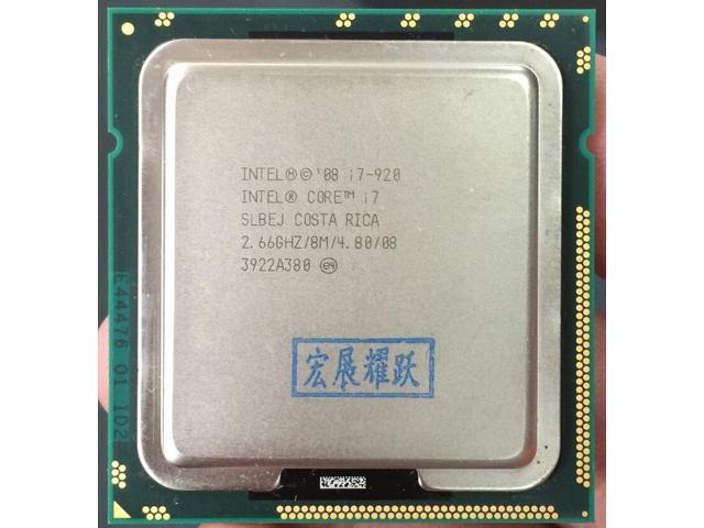 PC computer Intel Core i7 920 i7-920 Processor (8M Cache, 2.66 GHz, 4.80 GT/s Intel QPI) SLBEJ DO LGA1366 Desktop CPU