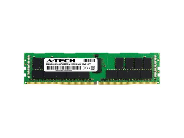 64GB RAM Replacement for Kingston HP32D4R2D4MEM-64 DDR4 3200MHz PC4-25600 ECC RDIMM 2Rx4 Server Memory