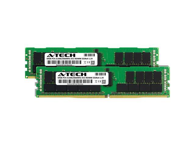 A-Tech 128GB Kit (2x64GB) RAM for Apple iMac Pro (Late 2017) DDR4 2666MHz PC4-21300 ECC RDIMM 288-Pin Memory Upgrade