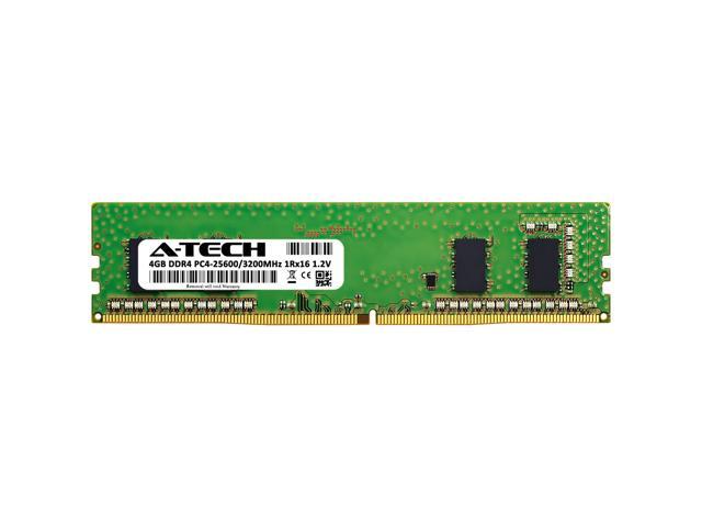 4GB RAM Replacement for Kingston KVR32N22S6/4 DDR4 3200MHz PC4-25600 DIMM 1Rx16 Desktop Memory