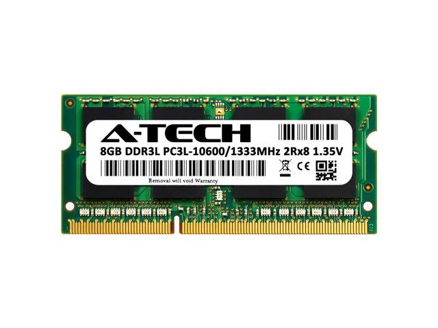 8GB RAM Replacement for Micron MT16KTF1G64HZ-1G4, MT16KTF1G64HZ-1G4D1 DDR3 1333MHz PC3L-10600 SODIMM 2Rx8 Laptop Memory