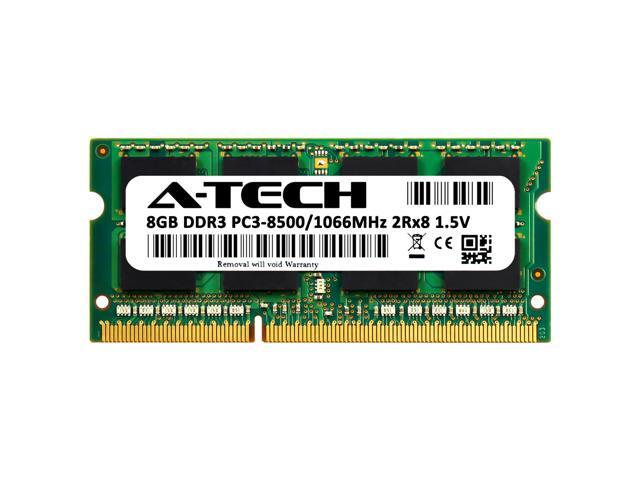 A-Tech 8GB RAM for Apple MacBook Pro (Mid 2010), MacBook (Mid 2010), iMac (Late 2009), Mac mini (Mid 2010) DDR3 1066MHz PC3-8500 SODIMM 204-Pin...