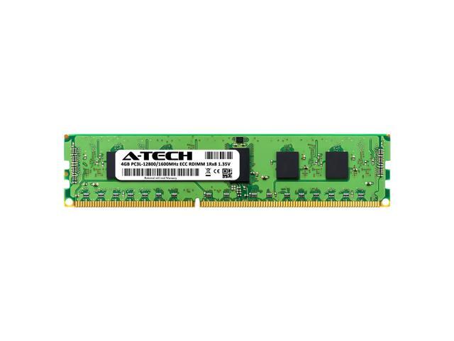 4GB RAM Replacement for Dell A7316748, SNPN1TP1C/4G DDR3 1600MHz PC3L-12800 ECC RDIMM 1Rx8 Server Memory