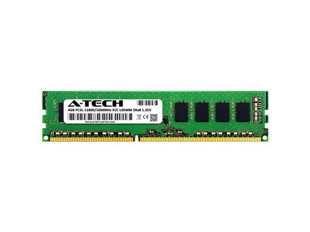 4GB RAM Replacement for Dell SNP6DWFJC/4G DDR3 1600MHz PC3L-12800 ECC UDIMM 2Rx8 Server Memory