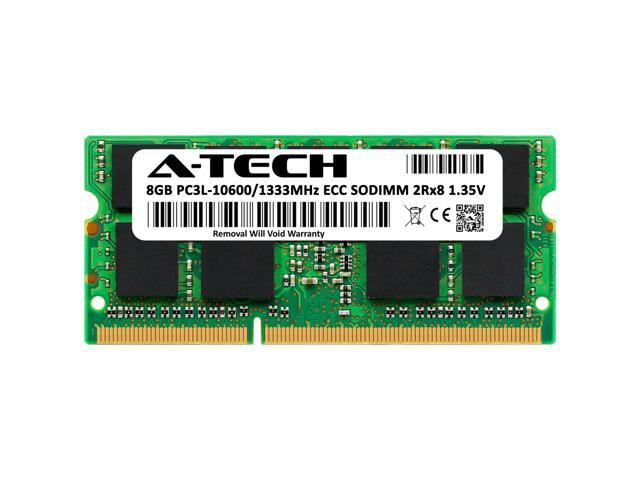8GB RAM Replacement for Kingston KVR13LSE9/8 DDR3 1333MHz PC3L-10600 ECC SODIMM 2Rx8 Server Memory