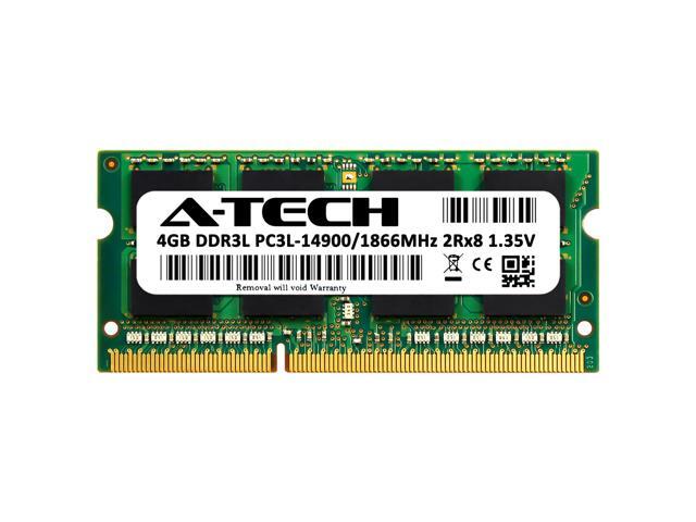 4GB RAM Replacement for Crucial BLS2K4G3N18AES4, BLS4G3N18AES4 DDR3 1866MHz PC3L-14900 SODIMM 2Rx8 Laptop Memory