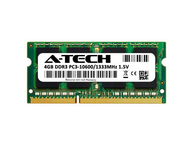 4GB RAM Replacement for HP 536726-651, 536726-952, 536726-953, 572294-D88, 578178-001, 599092-001, 599092-002 DDR3 1333MHz PC3-10600 SODIMM...
