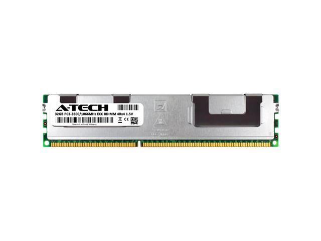 32GB RAM Replacement for HP 627814-B21, 628975-081, 632205-001 DDR3 1066MHz PC3-8500 ECC RDIMM 4Rx4 Server Memory