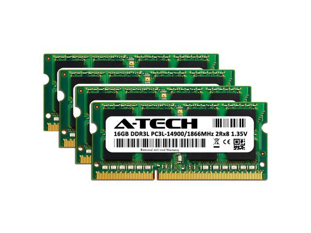 A-Tech 64GB Kit (4x16GB) RAM for Apple iMac (Late 2015) DDR3 1866MHz PC3-14900 SODIMM 204-Pin Memory Upgrade