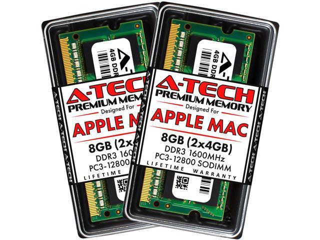 A-Tech 8GB Kit (2x4GB) RAM for Apple MacBook Pro (Mid 2012), iMac (Late 2012, Early/Late 2013, Late 2014, Mid 2015), Mac mini (Late 2012) DDR3...