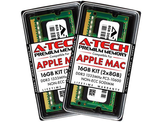 A-Tech 16GB Kit (2x8GB) RAM for Apple MacBook Pro (Early/Late 2011), iMac (Mid 2010, Mid 2011), Mac mini (Mid 2011) DDR3 1333MHz PC3-10600 SODIMM...