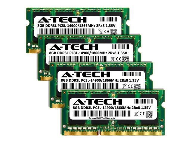 A-Tech 32GB Kit (4x8GB) RAM for Apple iMac (Late 2015) DDR3 1866MHz PC3-14900 SODIMM 204-Pin Memory Upgrade
