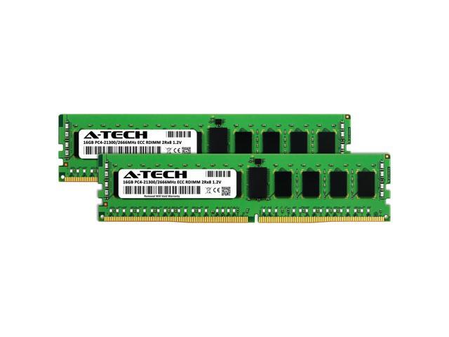 A-Tech 32GB Kit (2x16GB) RAM for Apple iMac Pro (Late 2017) DDR4 2666MHz PC4-21300 ECC RDIMM 288-Pin Memory Upgrade