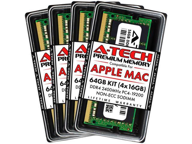 A-Tech 64GB Kit (4x16GB) RAM for Apple iMac (Mid 2017) DDR4 2400MHz PC4-19200 SODIMM 260-Pin Memory Upgrade