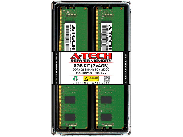 A-Tech 8GB Kit (2x4GB) RAM for Apple iMac Pro (Late 2017) DDR4 2666MHz PC4-21300