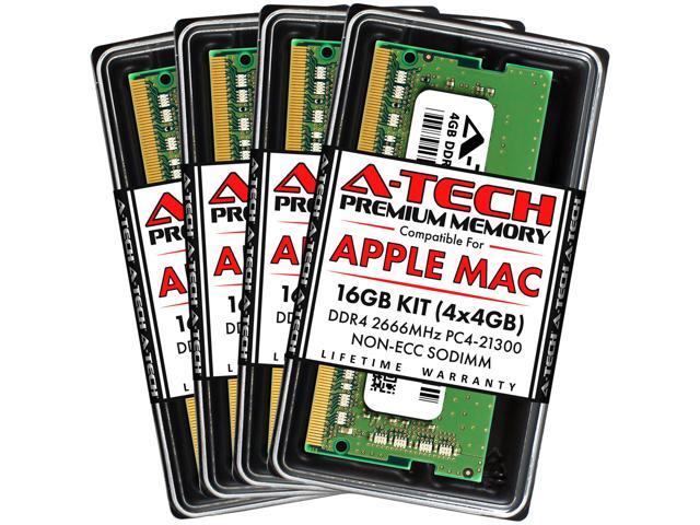 A-Tech 16GB Kit (4x4GB) RAM for Apple iMac (2019, 2020) DDR4 2666MHz PC4-21300 SODIMM 260-Pin Memory Upgrade