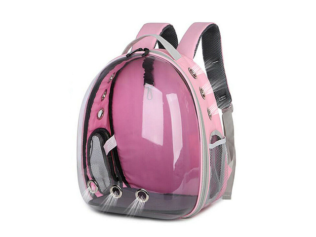 Astronaut Pet Cat Dog Puppy Carrier Backpack Travel Bag Case Capsule Fullview