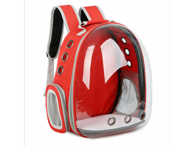 Astronaut Pet Cat Dog Puppy Carrier Backpack Travel Bag Case Capsule Fullview