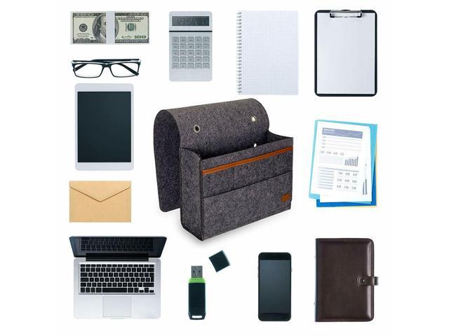 2 Pack Bedside Caddy Storage Organizer Sofa Desk 6 Pockets Phone Remote Control