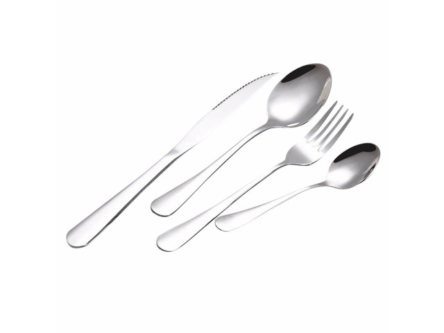 4Pcs Flatware Rainbow Dinnerware Stainless Steel Tableware Set Fork Spoon Knife(