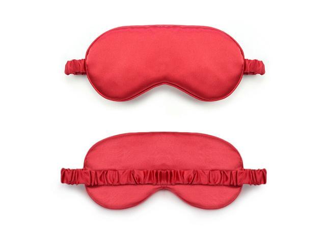 Double-sided Satin Silky travel Sleep Eye Mask Cover Padded Blindfold Smooth