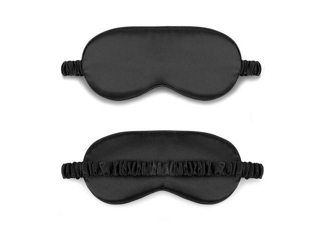 Double-sided Satin Silky travel Sleep Eye Mask Cover Padded Blindfold Smooth