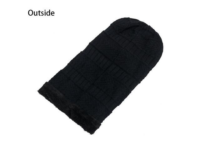 Balaclava Beanie Motorcycle Cycling Hood Hat Face Mask UV Wind Proof Cover Knit(No Brim)