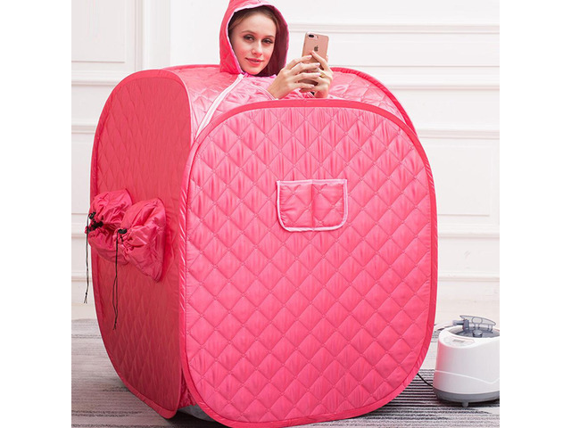 US Fashion One Person Full Body Spa Weight Loss Detox Therapy Sauna Steamer Pot