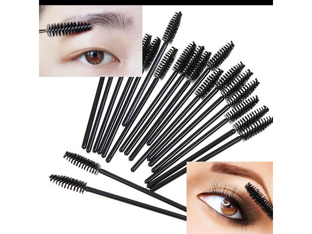 Disposable Eyelash Brush Mascara Wand Lash Extension Eye Brow Applicator Black 5