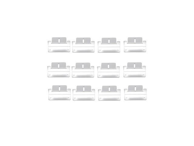 US12Pc SOLAR PANEL Z BRACKET MOUNT MOUNTING SET RV BOAT FLAT ROOF WALL ALUMINIUM