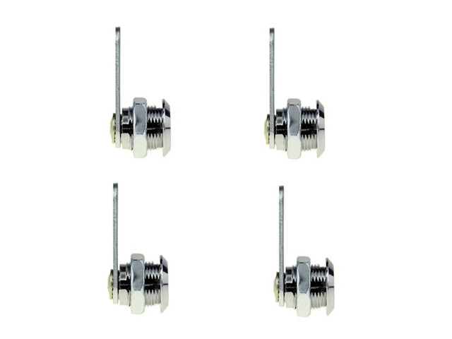 US 4 Pack Cabinet Cam Locks Set Keyed Alike Secure Drawer File RV Locks 4 Size 6448-Ag-4-j yepianzhuanshesuo 16mm 4ge