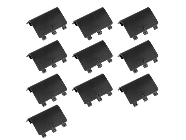 US 10Pc For Xbox One Battery Cover Back Wireless Controller Replacement Black
