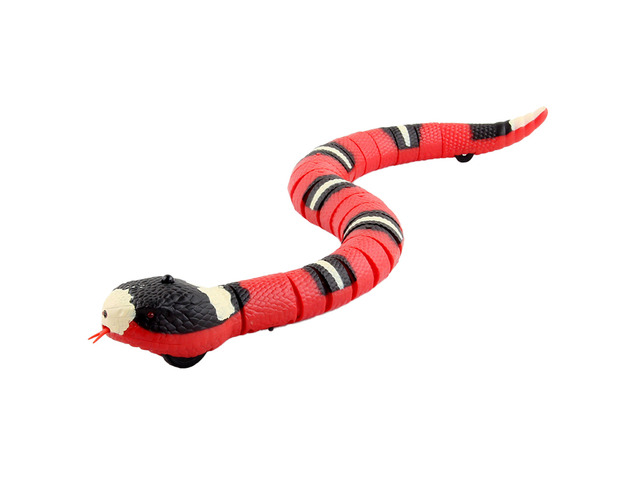US 1 Pack USB Charging Smart Sensing Snake Electron Interactive Cat Dog Toys
