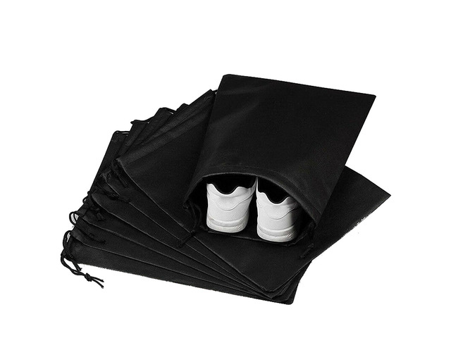 US 12PCS Boot Shoe Toy Storage Drawstring Bag Travel Organizer Large Dust-proof
