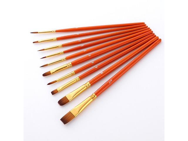 US 36 Color Fundamental Watercolor Pan Artist Set and/or 10 Paint Brushes BH-2-bshuicaishua10gezhuang hongse