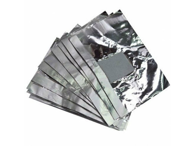 US 100Pcs Aluminium Foil Nail Wraps Art Soak Off Gel Polish Remover Cleaner