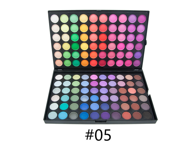 US 120 Colors Eyeshadow Professional Makeup Palette Shimmer Matte Highlight BJ-2