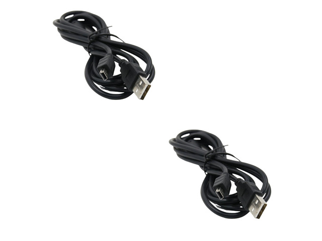 US 2Pc 10FT Wireless Controller USB Charging Cable for Sony PlayStation 3 PS3