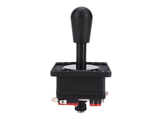 Happ American Competition Style Arcade Joystick BLACK 4/8 Way Elliptical Handle