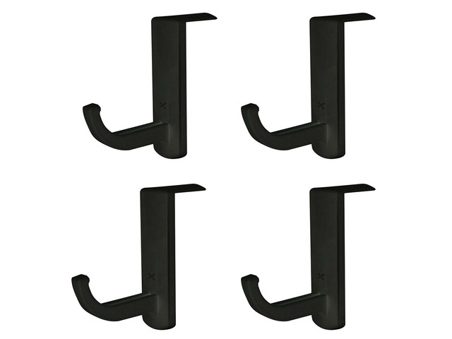 4 Pack Plastic Headphone Holder Earphone Headset Hanger Rack Stand Hook Computer