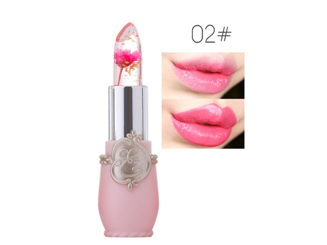 US Flower Lipstick Color Jelly Transparent Magic Changing Lip Temperature Change CF-3-ahuaduobiansechungao2 meihonghua