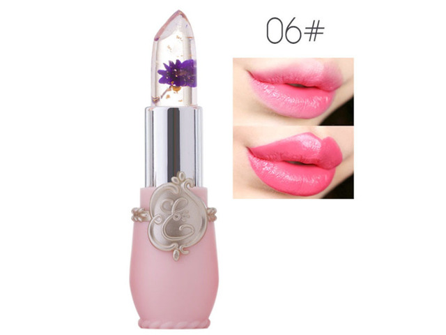 US Flower Lipstick Color Jelly Transparent Magic Changing Lip Temperature Change