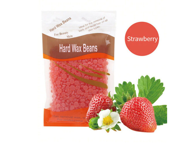 200g Natural Hard Wax Beans Beads for Painless Body Hair Removal Waxing Warmer