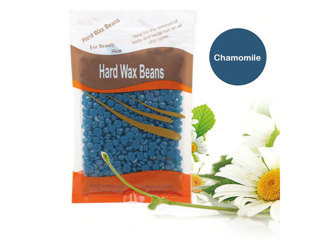 200g Natural Hard Wax Beans Beads for Painless Body Hair Removal Waxing Warmer C