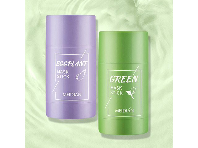 US 1Pack Green Tea/Eggplant Stick Mask Blackhead Remover Oil Control Cleansing D