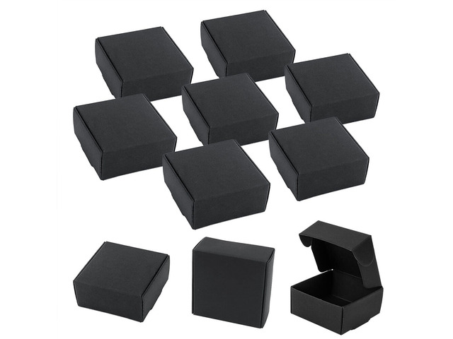 US 50 Pack Mini Kraft Jewelry Gift Packing Coin Candy Ornaments Favor Boxes