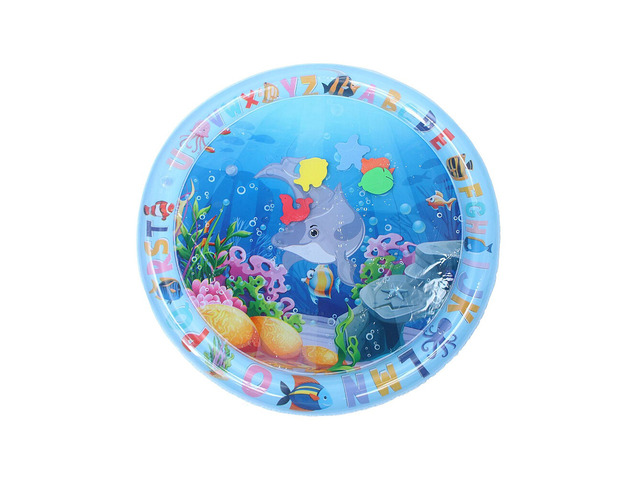 US Inflatable Tummy Time Premium Infant Water Mat Strengthen Baby Muscle Growth