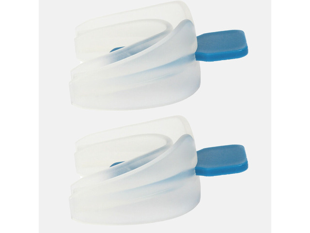 US 2 Pc Anti-Snoring Mouthpiece Mouth Guard Grind Stop Sleep Apnea Bruxism Aid